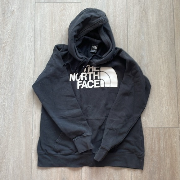 Black The North Face Hoodie - Large White Logo - Picture 3 of 3